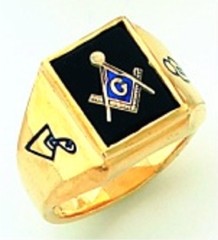 Gold Plated Blue Lodge Masonic Ring #5